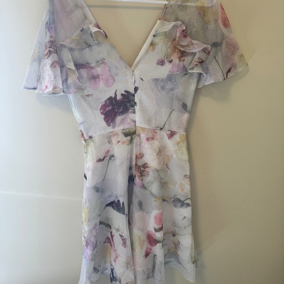 NWT Ted Baker Angel Sleeve Fit and Flare Mini Dress - SZ 0 - $275 - Picture 5 of 8